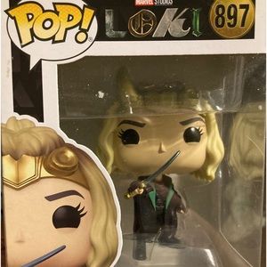 Sylvie Funko Pop figure Loki series 897 good condition bobble head, in box